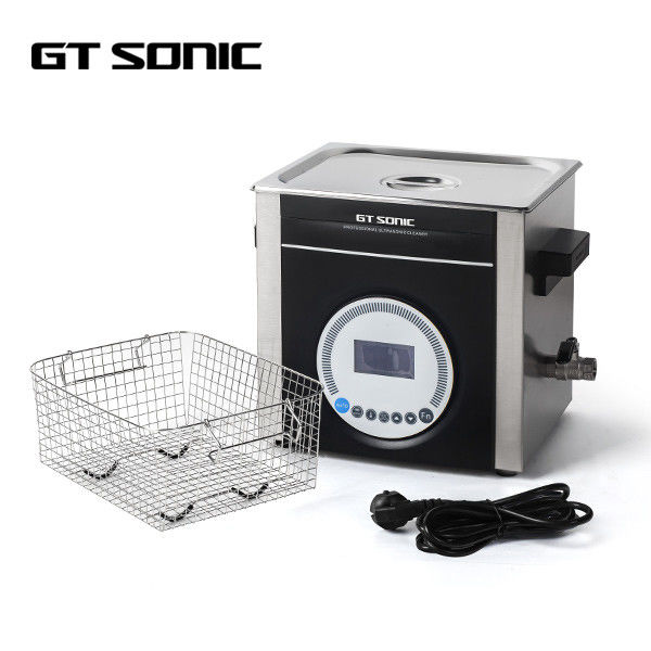 Super Low Noise Ultrasonic Parts Cleaners , Industrial Ultrasonic Bath 10L 200w For Lab